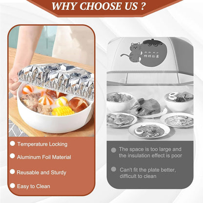 50,000+ Sold - Velnok Aluminum Foil Food Cover