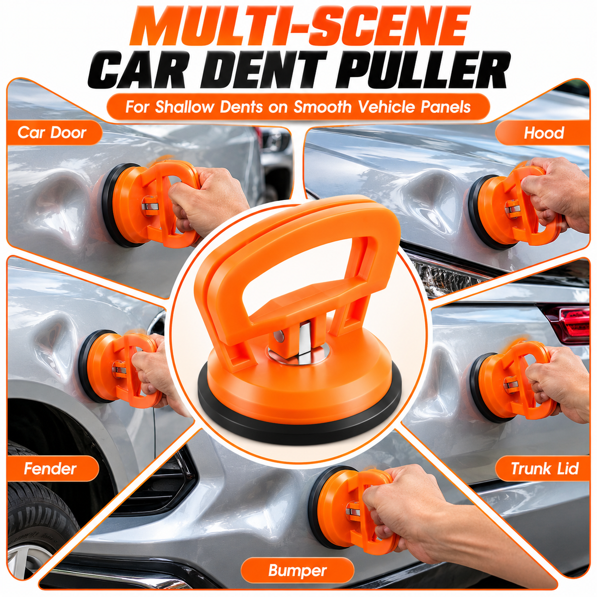 Skip the Body Shop – Powerful Suction Car Dent Puller for Quick DIY Dent Repair