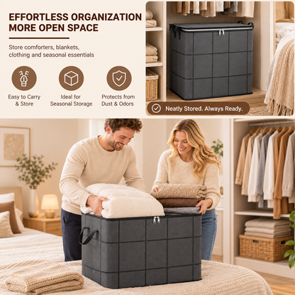 Foldable Storage Bag withReinforced Handles