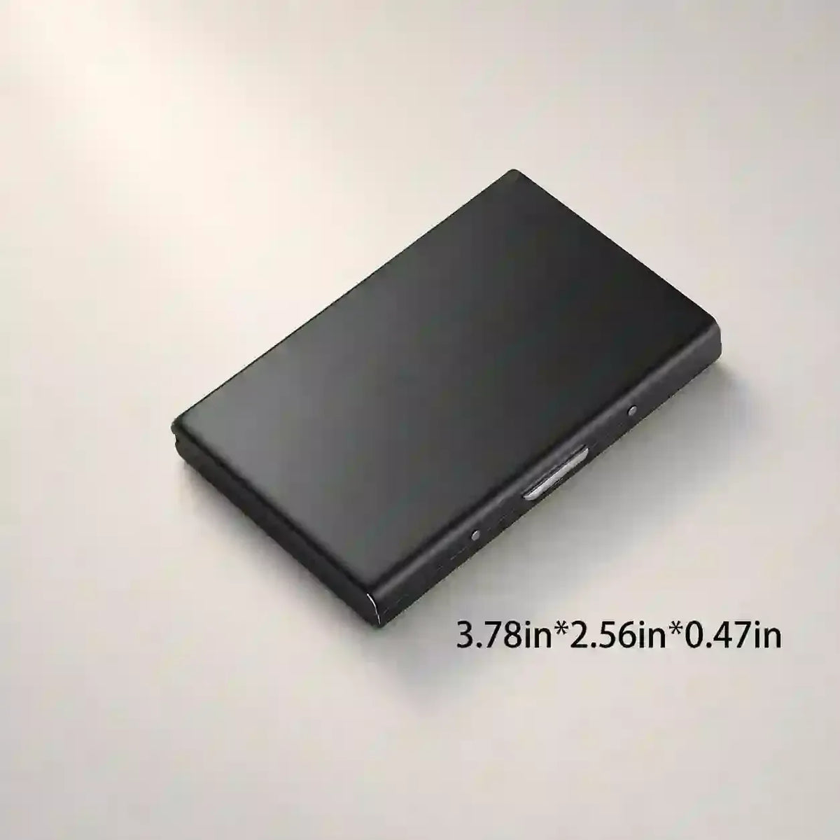 Portable Anti-skimming & Anti-demagnetization Metal Card Holder